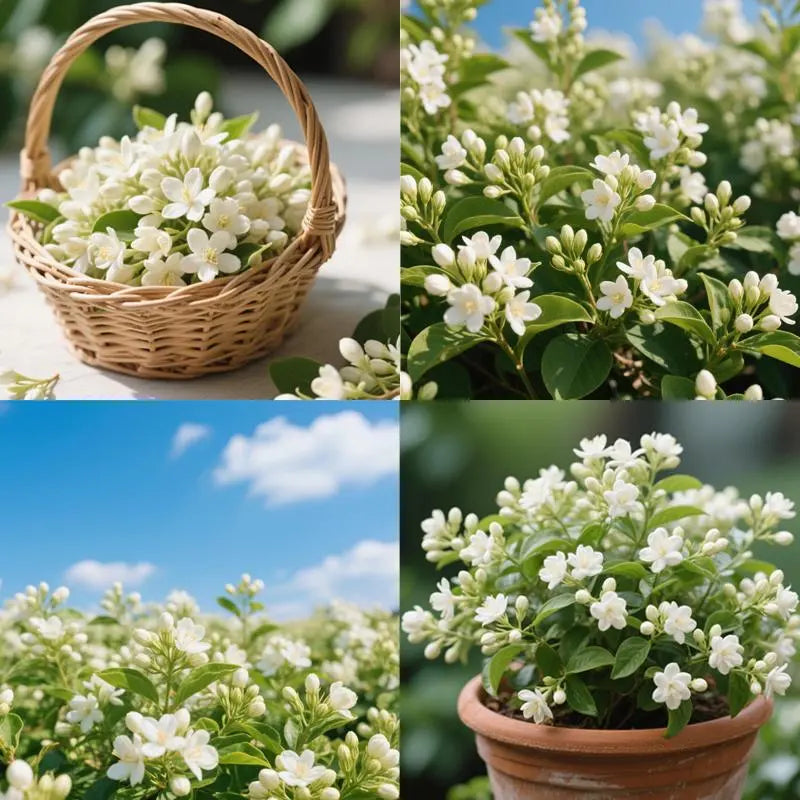 100 Climbing Jasmine Flower Seeds Fragrant Plant for Planting Garden Home Four Seasons Evergreen Silver Jasmine Garden Balcony Climbing Flower Non-Gmo