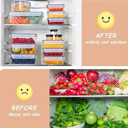 24Pcs Airtight Food Storage Containers with Lids - Bpa-Free Plastic Kitchen Storage Containers, Suitable for Food Storage, Reusable, Stackable Design, Microwave-Safe Material, Dishwasher-Safe Containers