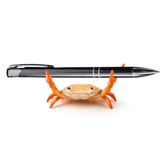 Realistic Crab Shaped Pen Holder, 1 Count Creative Cute Desktop Pen Stand, Decorative Desk Ornament for Office and Home, Desk Accessories, Summer Gifts, Office Stationery Supplies, Room Decor, Fall Decor, Birthday Gifts, Home Decor, Pencil Holder