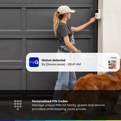 Myq Smart Garage Video Keypad + FREE Smart Garage Camera Bundle