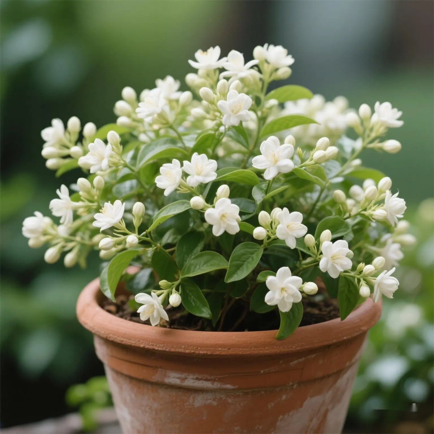 100 Climbing Jasmine Flower Seeds Fragrant Plant for Planting Garden Home Four Seasons Evergreen Silver Jasmine Garden Balcony Climbing Flower Non-Gmo